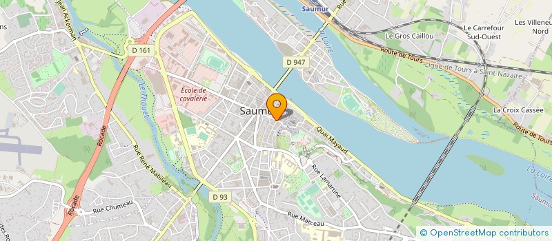 localisation de l'entreprise BEAUFORT à SAUMUR