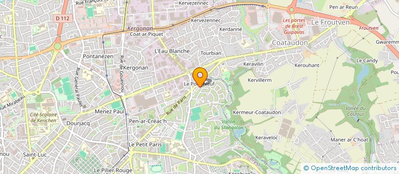 localisation de l'entreprise BEAUFORT THEPAUT-CALVEZ INDIVISION à BREST