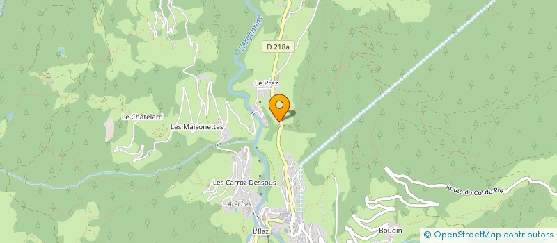 localisation de l'entreprise BEAUFORTAIN LOCATION  BEAUFORT