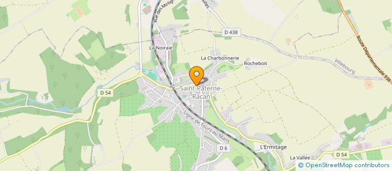 localisation de l'entreprise BEAUFREZ.J CONSEILS + ARCHITECTURE(S)  SAINT-PATERNE-RACAN