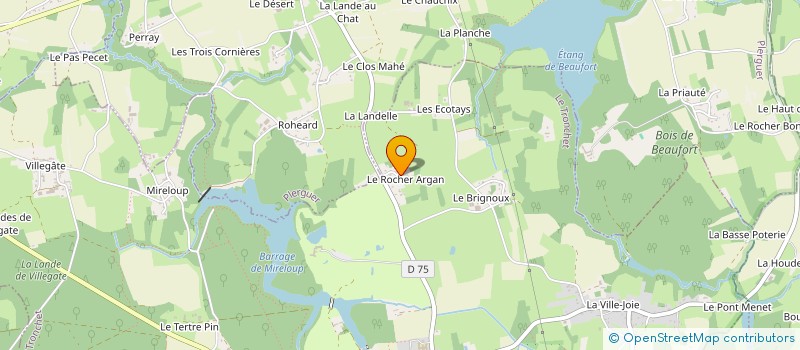 localisation de l'entreprise BEAUGE  SAINT-MALO