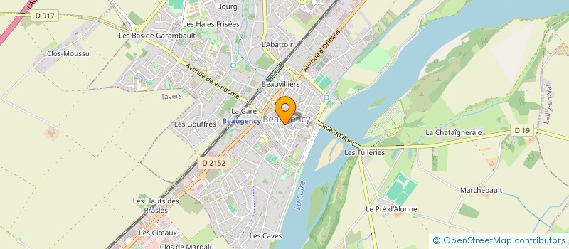 localisation de l'entreprise BEAUGEN BEAUTE à BEAUGENCY