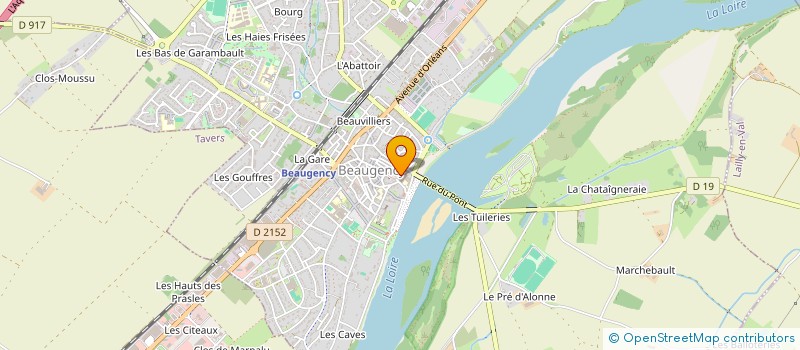 localisation de l'entreprise BEAUGENCY CDL à BEAUGENCY