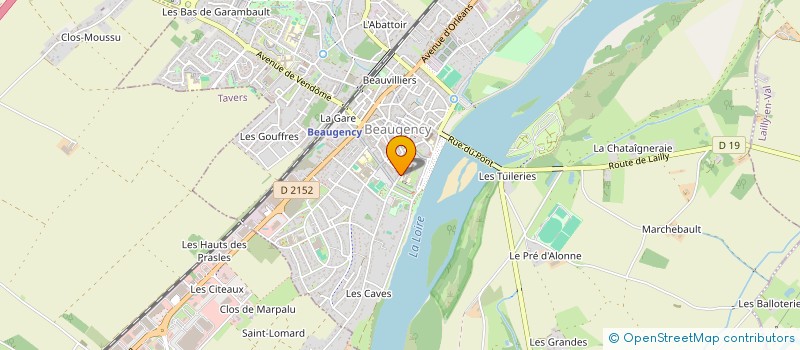 localisation de l'entreprise BEAUGENCY PLONGEE à BEAUGENCY