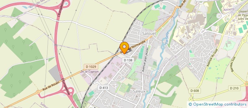 localisation de l'entreprise BEAUGER CONCEPT  SALOUEL