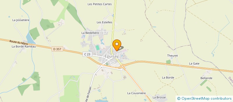 localisation de l'entreprise BEAUGER CONSTRUCTION  EPUISAY