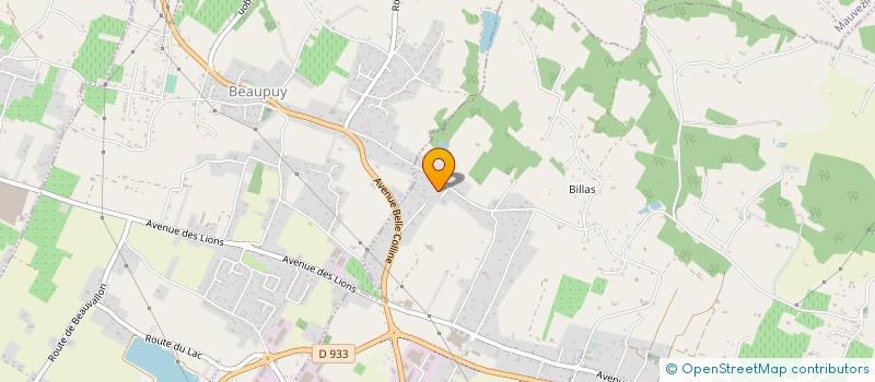 localisation de l'entreprise BEAUGER ET FILS SE à BEAUPUY