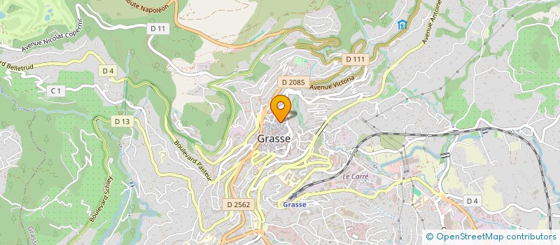 localisation de l'entreprise BEAUGET à GRASSE