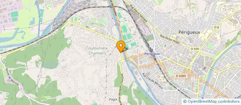 localisation de l'entreprise BEAUGIER FILS  COULOUNIEIX-CHAMIERS