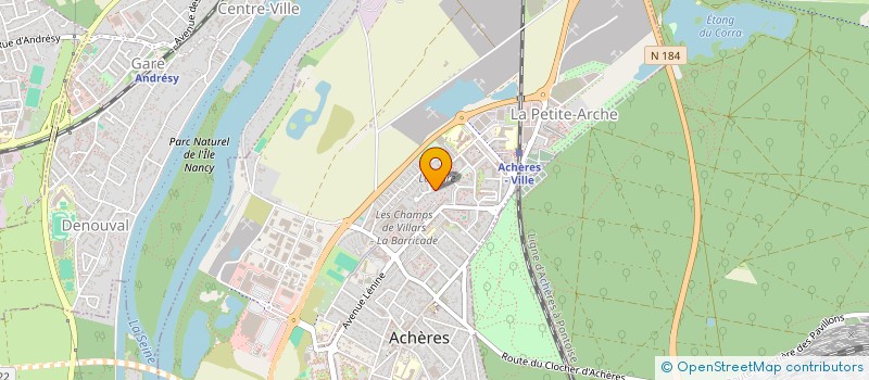 localisation de l'entreprise BEAUGIR  ACHERES