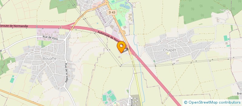 localisation de l'entreprise BEAUGRAND  ECQUEVILLY