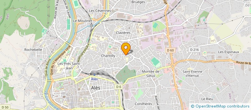 localisation de l'entreprise BEAUGRAND SAS  ALES