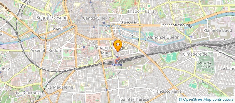 localisation de l'entreprise BEAUGUE INVEST  RENNES