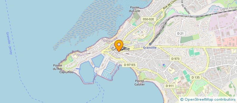 localisation de l'entreprise BEAUHAIRE MARIE-LAURE  GRANVILLE