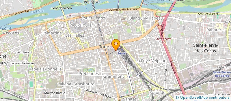 localisation de l'entreprise BEAUJARDIN I  TOURS