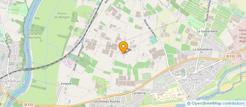 localisation de l'entreprise BEAUJEAN PRODUCTION à STE GEMMES SUR LOIRE