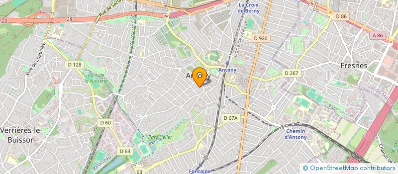 localisation de l'entreprise BEAUJIN à ANTONY