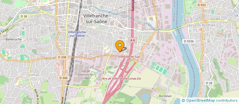 localisation de l'entreprise BEAUJOLAIS & BBQ à VILLEFRANCHE-SUR-SAONE