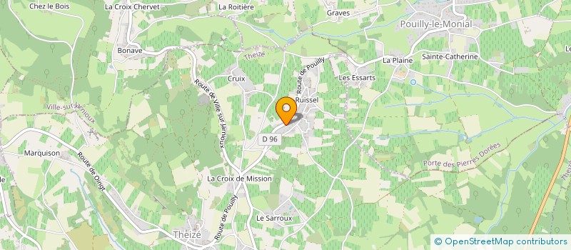 localisation de l'entreprise BEAUJOLAIS ENERGIES  THEIZE