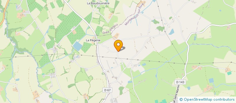 localisation de l'entreprise BEAUJOUAN ET FILS à MONTREVAULT-SUR-EVRE
