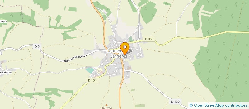 localisation de l'entreprise BEAUJOUR  COURSON-LES-CARRIERES