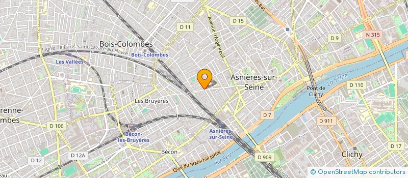 localisation de l'entreprise BEAUJOUR CHABANE LMNP  ASNIERES-SUR-SEINE