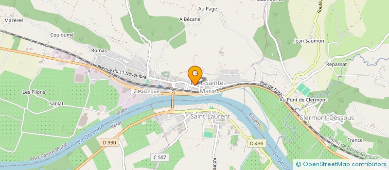 localisation de l'entreprise BEAULAC BAZENS  BAZENS