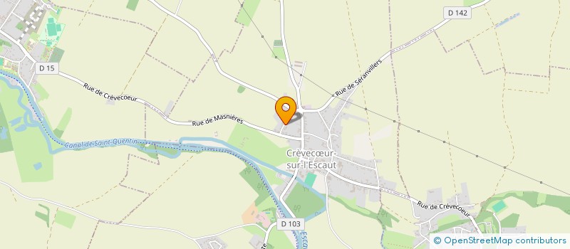 localisation de l'entreprise BEAULAC CREATION  CREVECUR-SUR-L'ESCAUT