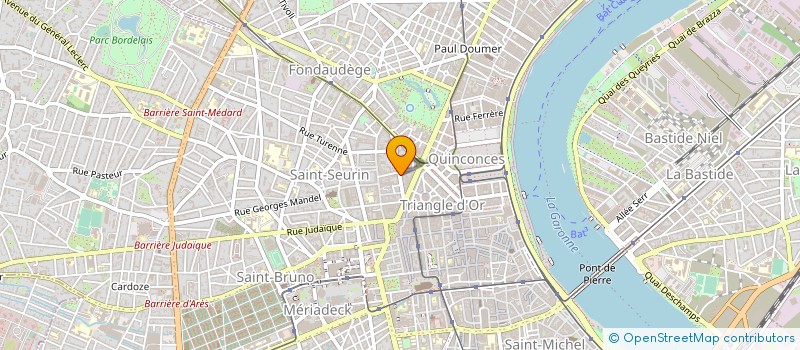 localisation de l'entreprise BEAULANCE à BORDEAUX