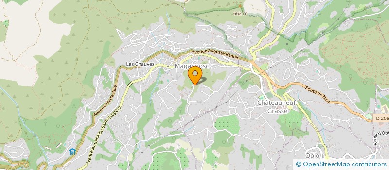 localisation de l'entreprise BEAULAP à GRASSE