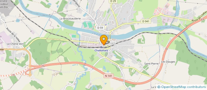 localisation de l'entreprise BEAULENE  CHABANAIS