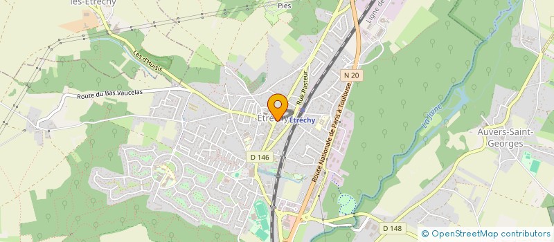 localisation de l'entreprise BEAULEUX SARL à CHAUFFOUR-LES-ETRECHY