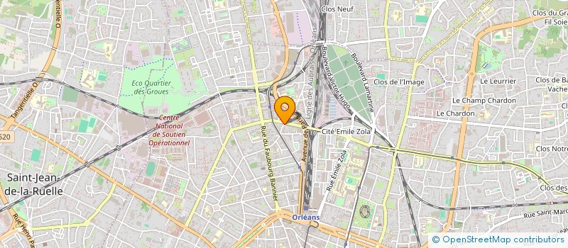 localisation de l'entreprise BEAULIEU à ORLEANS