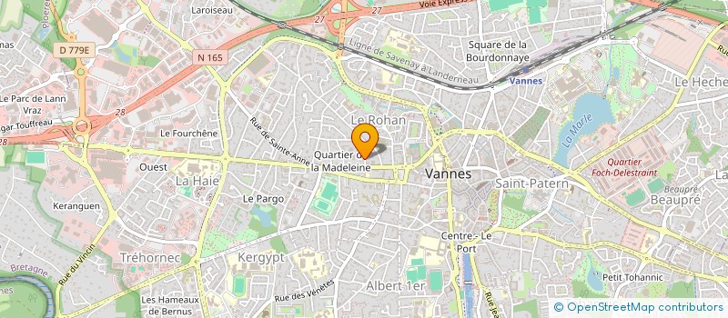 localisation de l'entreprise BEAULIEU à VANNES