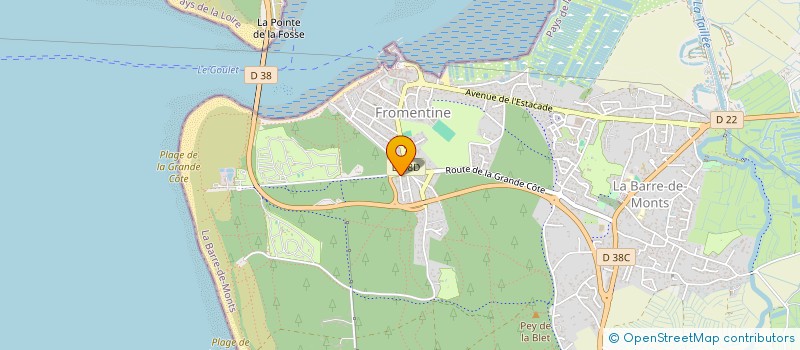 localisation de l'entreprise BEAULIEU  LA BARRE-DE-MONTS