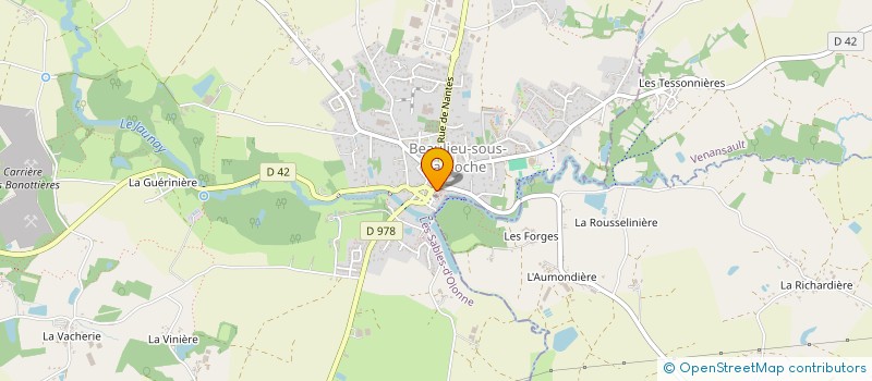 localisation de l'entreprise BEAULIEU DES ARTS à BEAULIEU-SOUS-LA-ROCHE