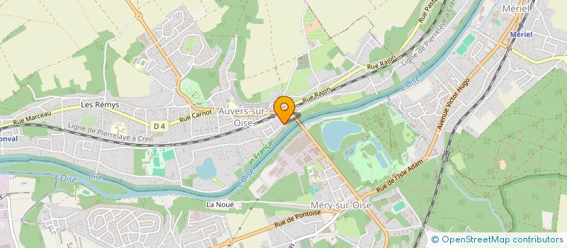 localisation de l'entreprise BEAULIEU HORSES SOCIETY  AUVERS-SUR-OISE