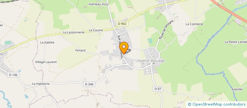 localisation de l'entreprise BEAULIEU LES DOURS  BARNEVILLE-CARTERET