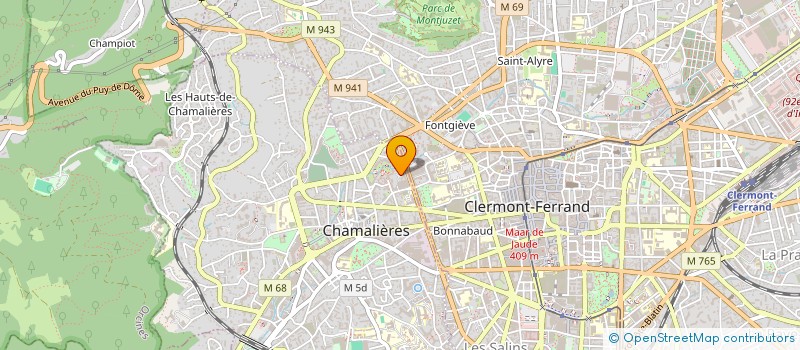localisation de l'entreprise BEAULIEU MEDICAL à CHAMALIERES