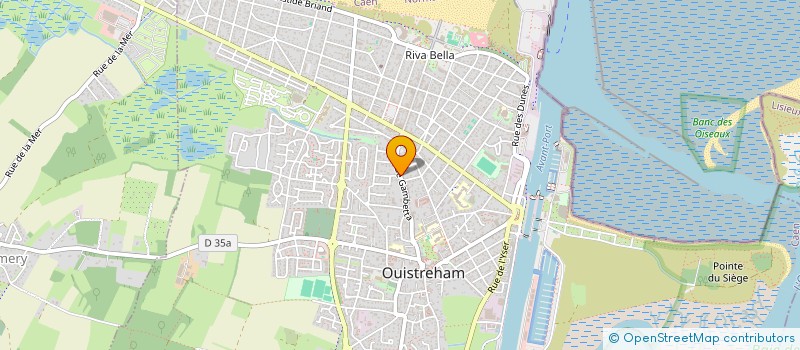 localisation de l'entreprise BEAULIEU ORESME  OUISTREHAM