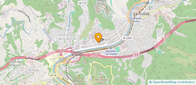 localisation de l'entreprise BEAULIEU SECURITE à NICE