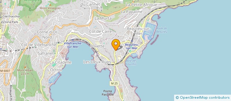 localisation de l'entreprise BEAULIEU SECURITE COTE D'AZUR à BEAULIEU-SUR-MER