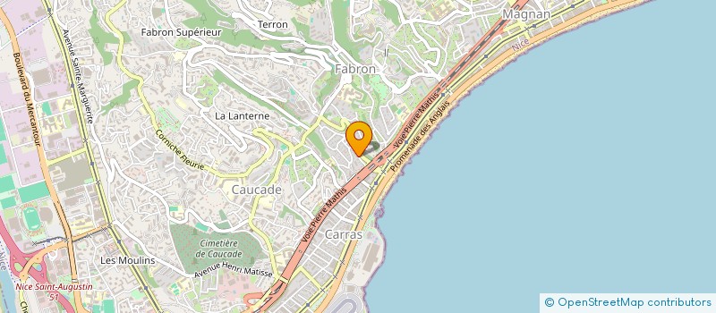 localisation de l'entreprise BEAULIEU SR à NICE