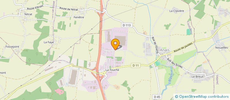 localisation de l'entreprise BEAULIEU STATION  POITIERS