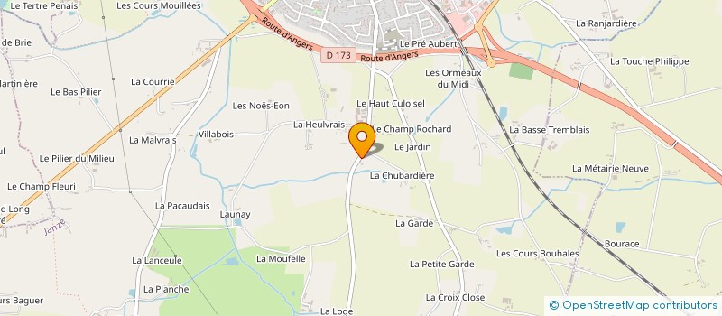 localisation de l'entreprise BEAULIEU THERESE ROBIN LAURENT  PIRE-CHANCE