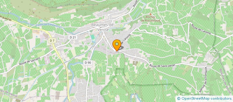 localisation de l'entreprise BEAUM'ARTS  BEAUMES-DE-VENISE