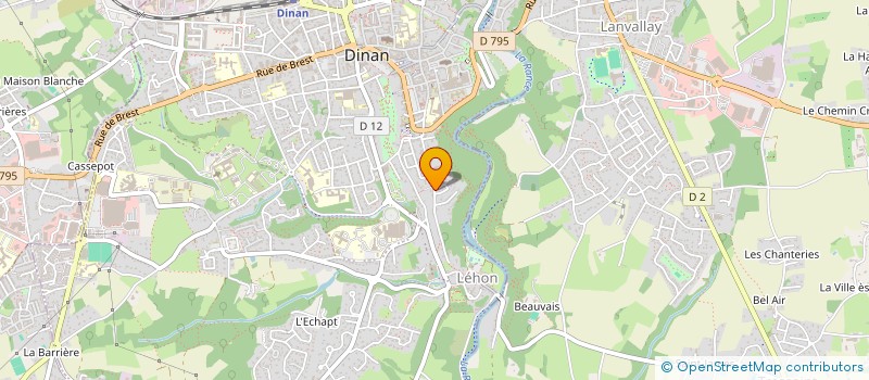 localisation de l'entreprise BEAUMANOIR  DINAN