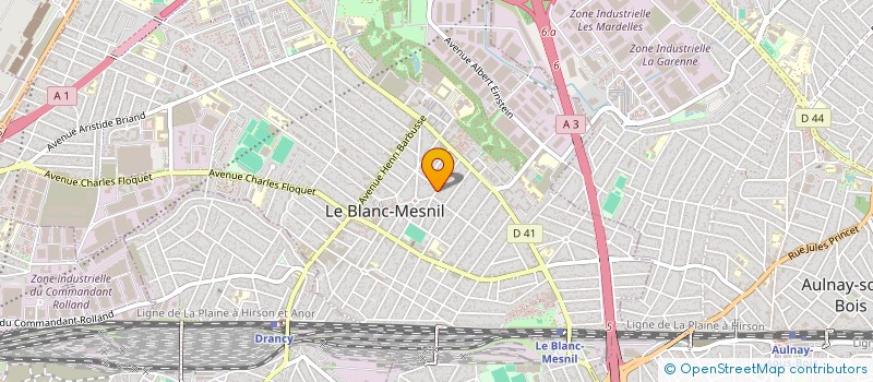 localisation de l'entreprise BEAUMARCHAIS à LE BLANC-MESNIL