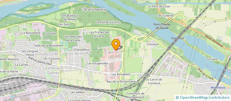 localisation de l'entreprise BEAUMARCHAIS à JOUE-LES-TOURS