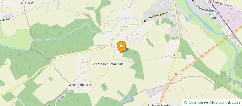 localisation de l'entreprise BEAUMARCHAIS AGRICULTURE à CLOYES-LES-TROIS-RIVIERES